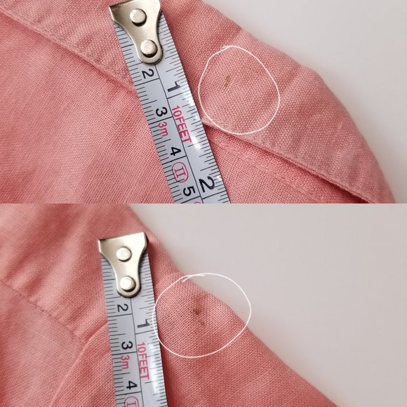 Vintage 1980s Album by Kenzo salmon pink button-up - Picture 10 of 13